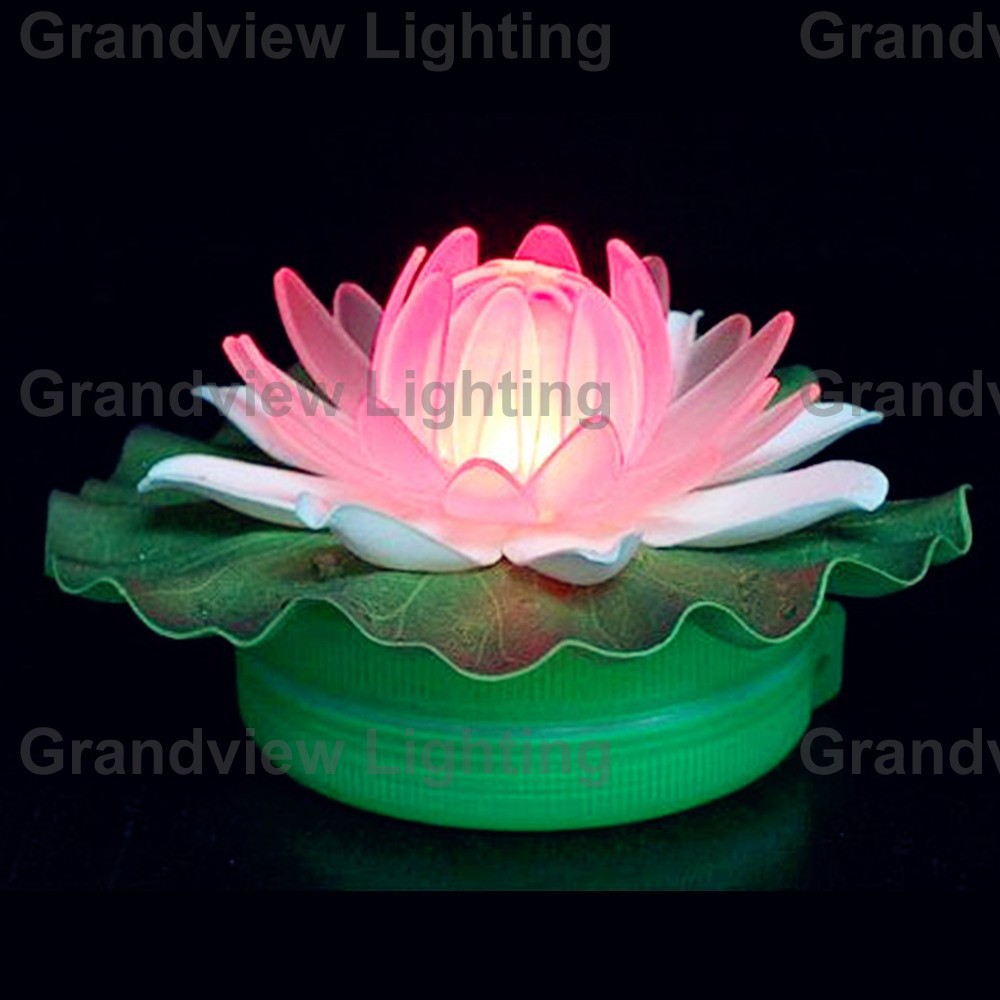 waterproof lotus led flower light for pool decoration led christmas bubble lights