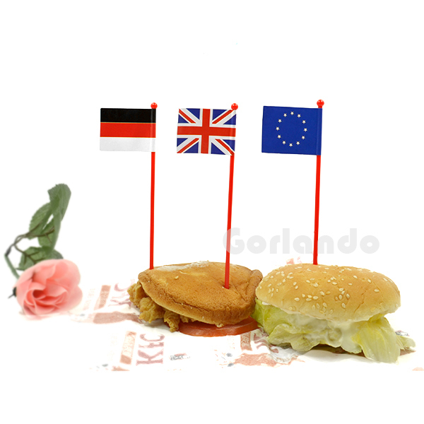 Party Food Topper Party Cocktail Flag Picker,Paper Flag Picks,Flag