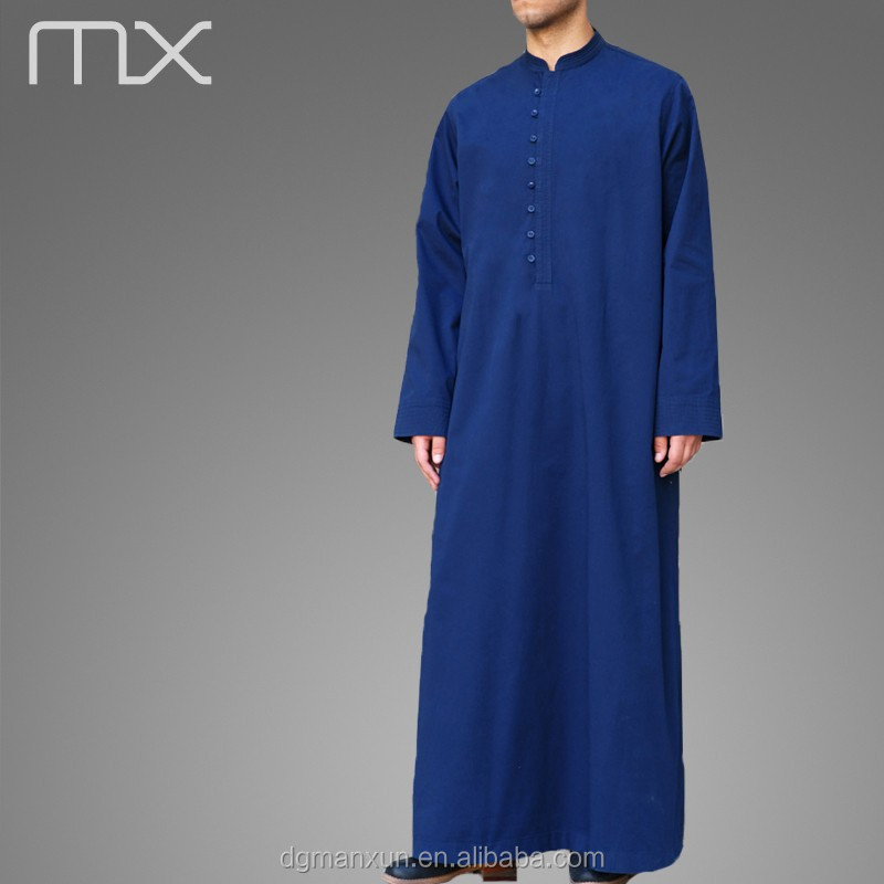 Men Saudi Style Abaya Islamic Clothing Design in Dubai New Thobe Caftan 2016 (3).jpg