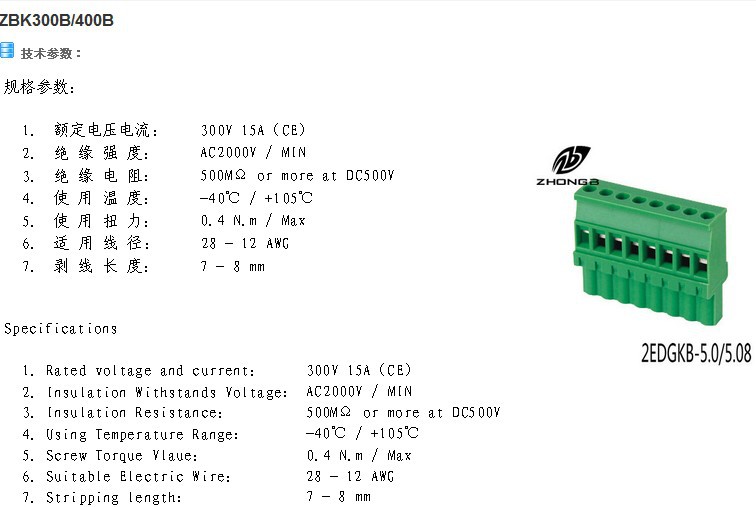 競争力のある価格プラグ- で端子台2edgkb_5.0/5. 08ミリメートル仕入れ・メーカー・工場