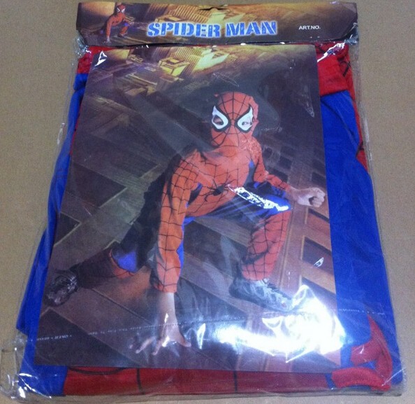 スパイダーマンのパジャマスーツパジャマコスプレ衣装仕入れ・メーカー・工場