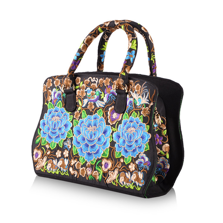 新しい到着のミャオ族の刺繍ハンドバッグ2015手作り布のハンドバッグ仕入れ・メーカー・工場