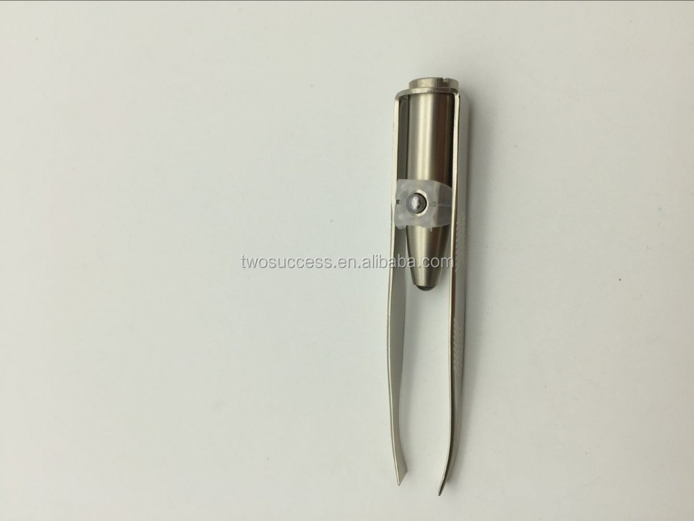 led eyebrow tweezer