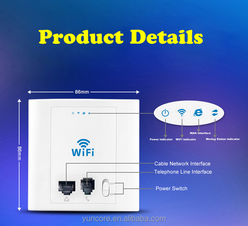 Wifiのプラグpw300300mbpsapホテルap壁- poeにapアクセス管理ソフトウェアを使用して仕入れ・メーカー・工場