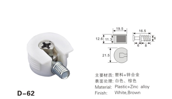 wholesale high quality metal invisible shelf support pins cabinet shelf support for sale