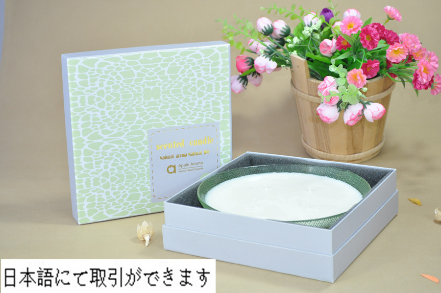 新しいデザイナー 大豆キャンドル蜜蝋 ガラスボトルで問屋・仕入れ・卸・卸売り
