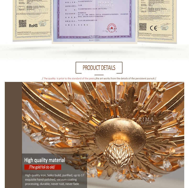 2015 クラシック シャンデリア クリスタル天井デザイン ファンシー ライト RM8836 で工場価格仕入れ・メーカー・工場