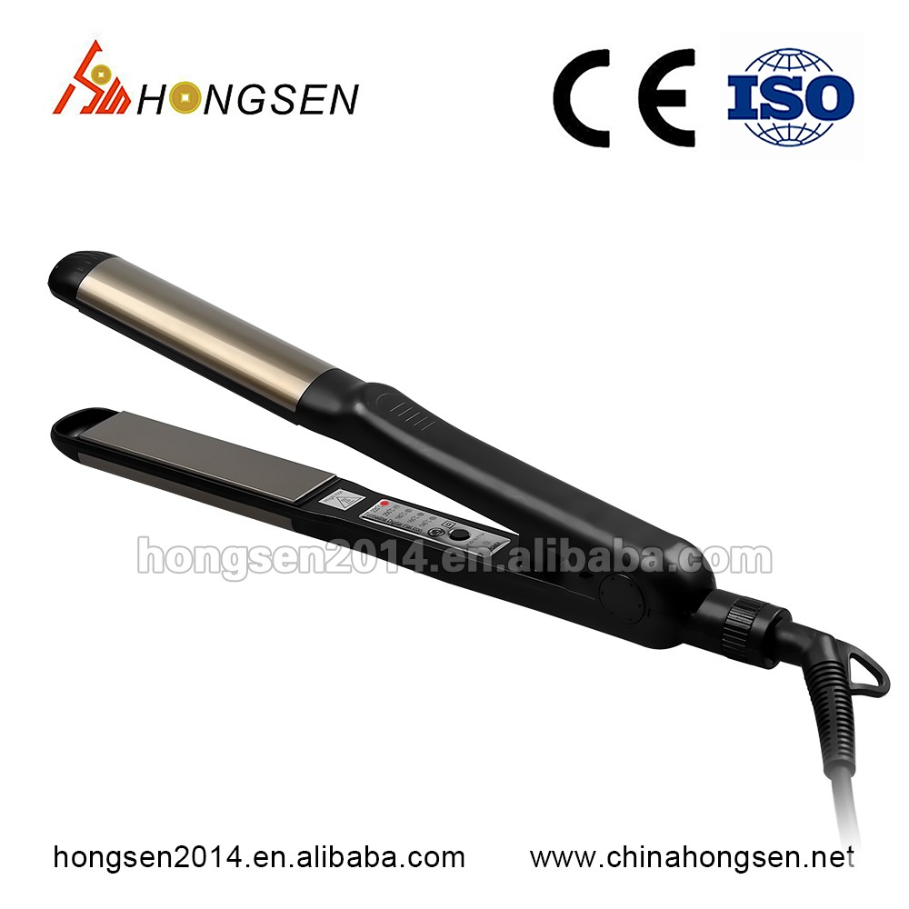 Best selling name brand electric hair brush comb hair straightener