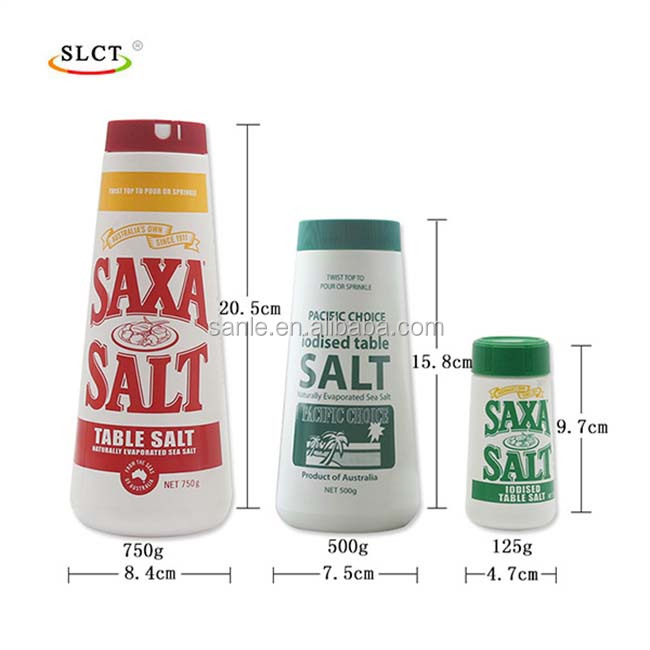 500ml plastic salt bottle with screw cap