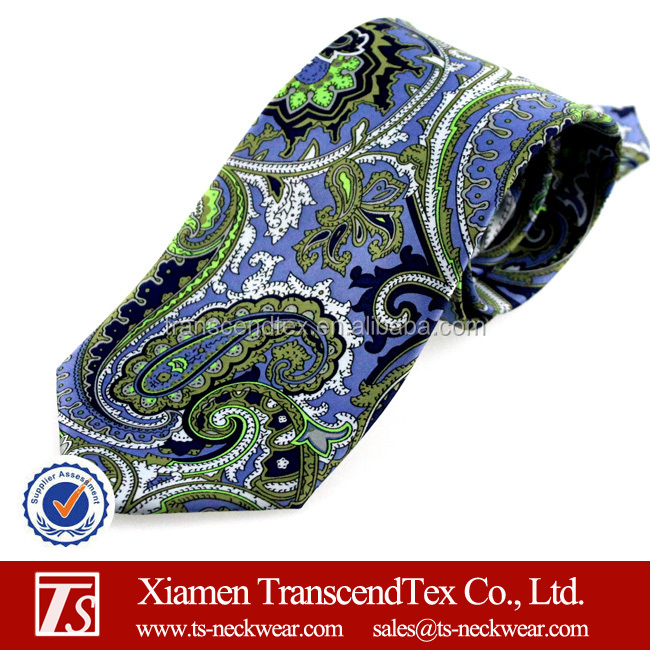 excellent silk tie, silk printed tie, silk necktie