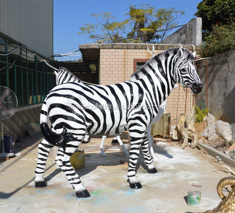 Garden Life Size Fiberglass Zebra Animal Statues Ntrs663s Buy Zebra