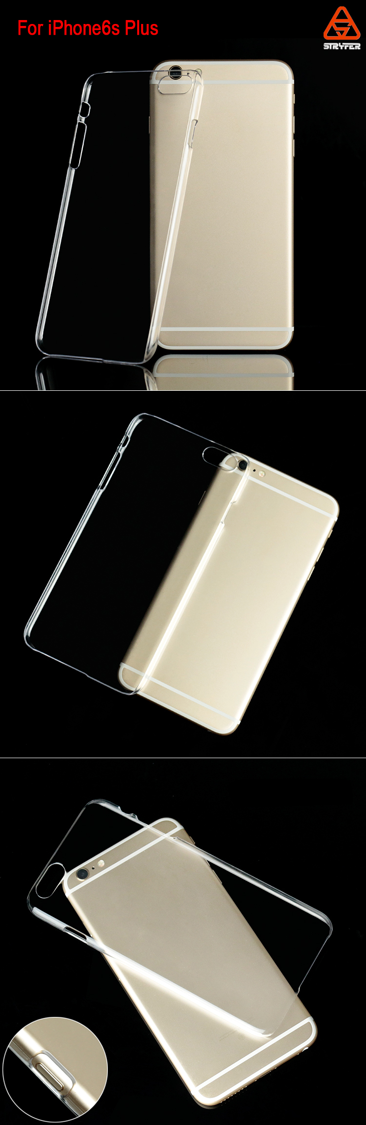 iphone用クリアクリスタル6sプラスブランクエコpcケース携帯電話ケースカバー防水仕入れ・メーカー・工場