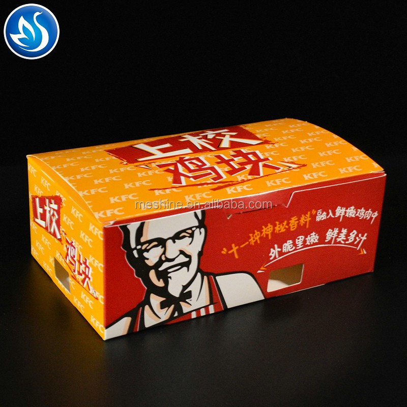 Custom Kfc Paper Box /chicken And Chip Box Buy Kfc Paper Box,Chicken