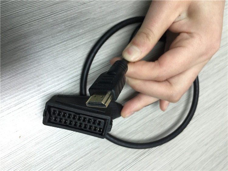 Samples Available Scart Female To Hdmi Male Cable Buy Scart To Hdmi