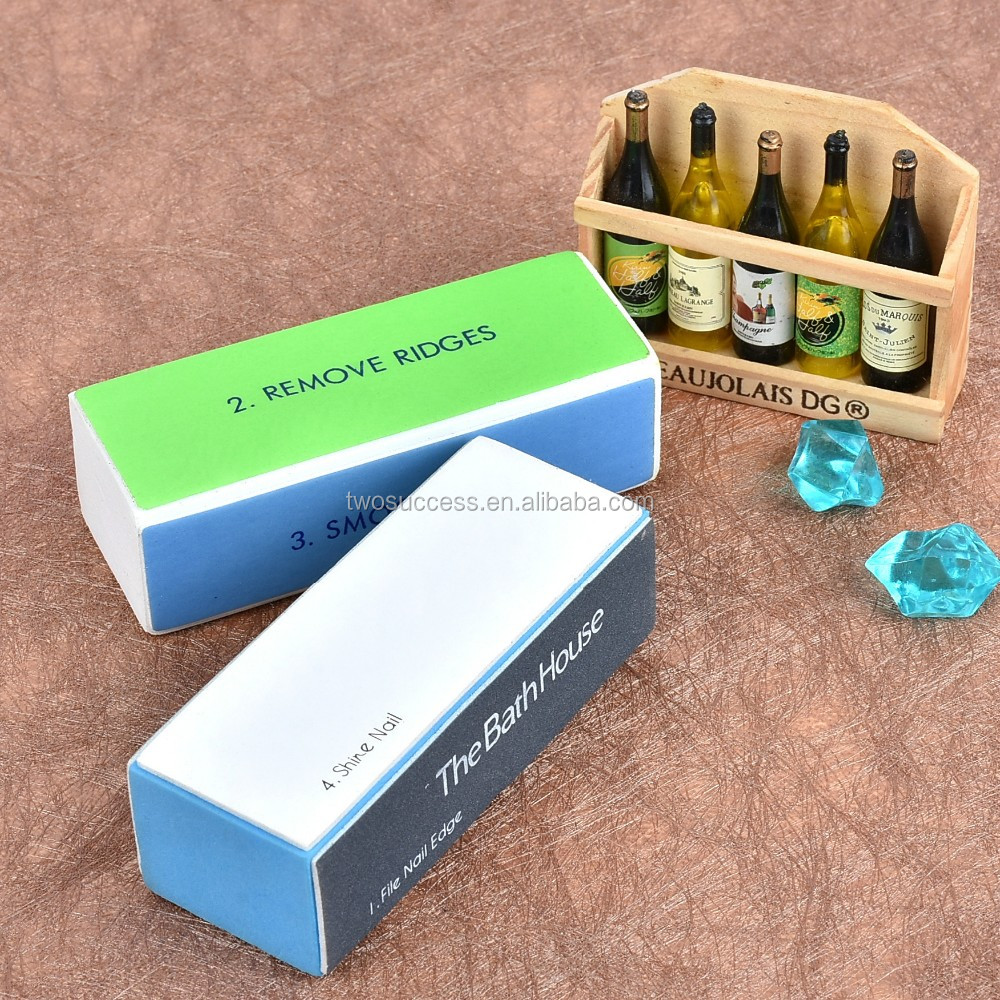 Professional nail tool nail buffer block 4 way4 way nail file