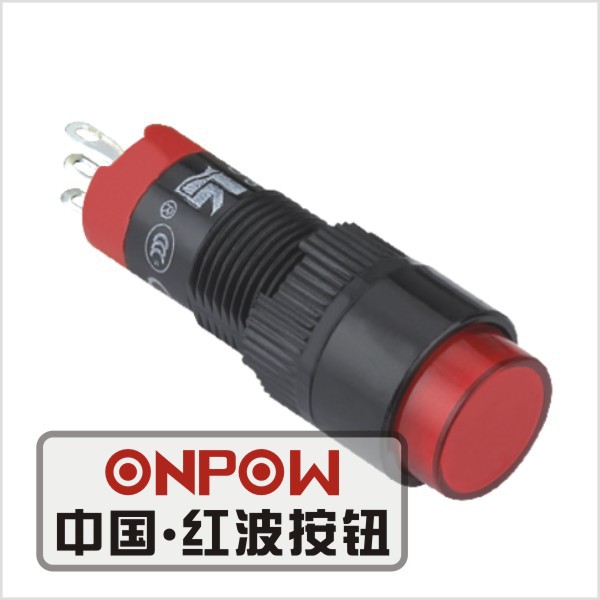 Onpow 10mm Illuminated Momentary Round Push Button Switch