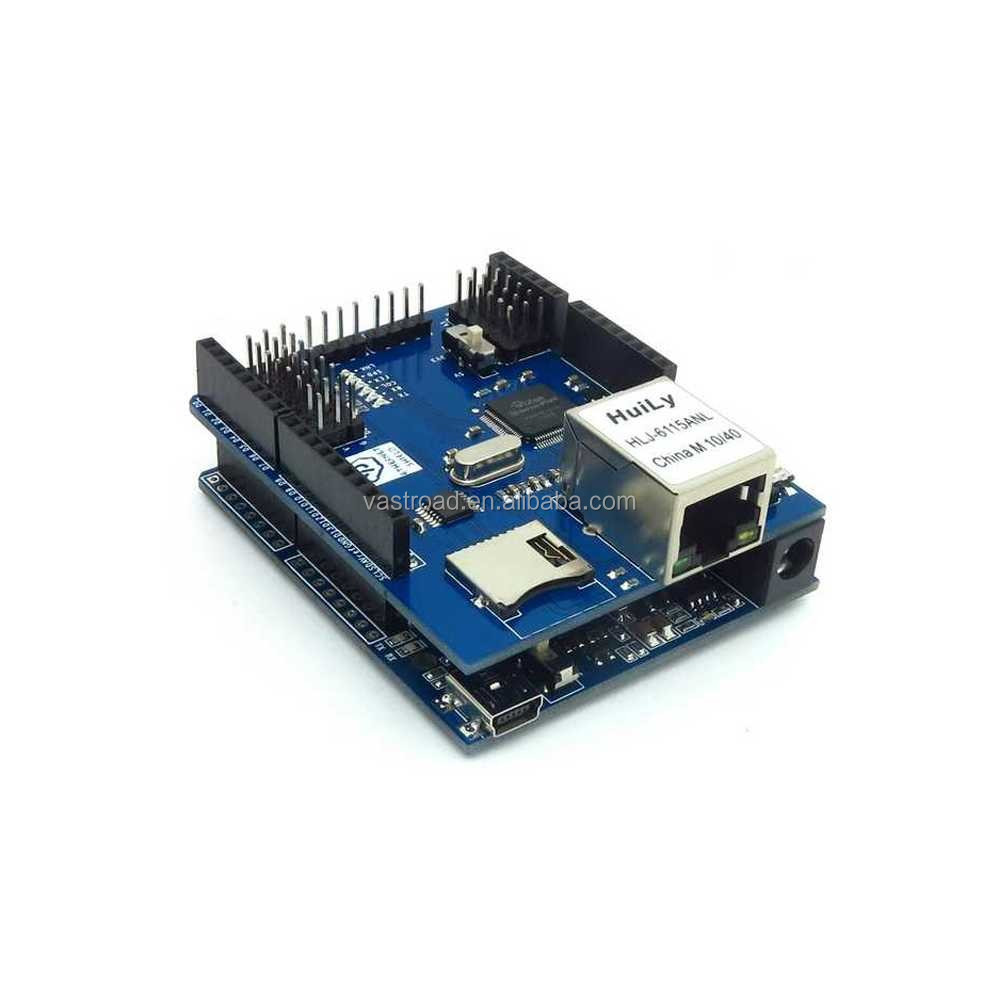 シールドv1.0vrtw5100イーサネットpoe対応とマイクロ- ためのsdカードスロット2009年duemilanovearduinouno仕入れ・メーカー・工場