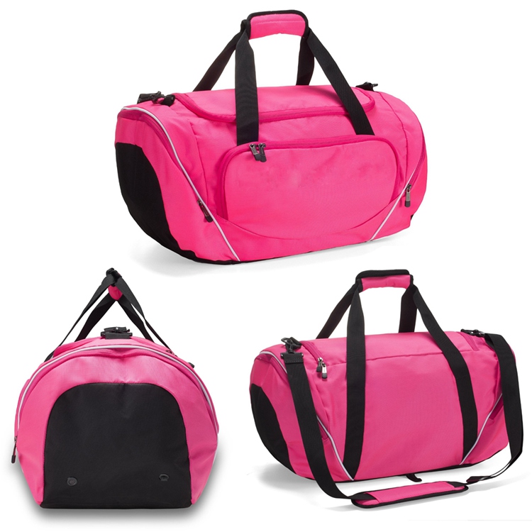 Hotselling Best Quality Make Your Own Design Duffel Bags Gym Pink