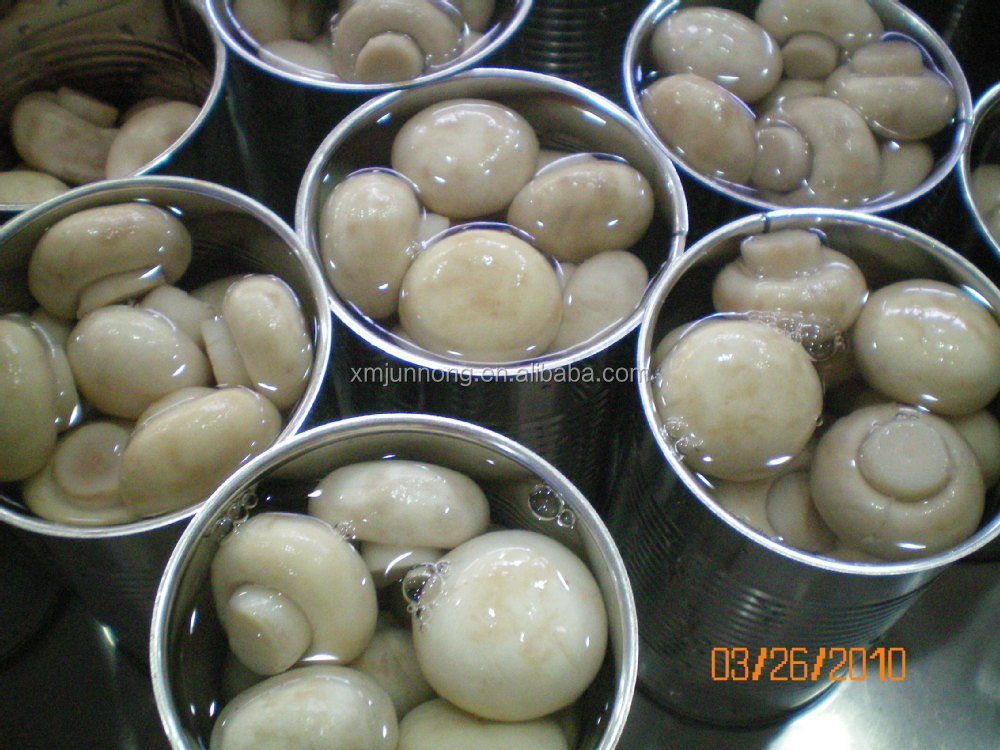 Canned whole mushroom or sliced canned mushroom