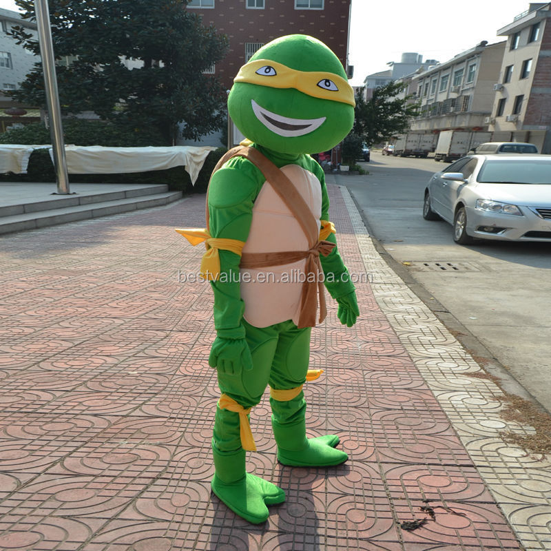 忍者亀のマスコットの衣裳大人仮装忍者漫画のマスコット仕入れ・メーカー・工場