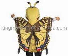 工場卸売新しいファッションぬいぐるみornithopteraゴリアテ蝶マスコット衣装ぬいぐるみ動物形のコスプレコート用キッズ仕入れ・メーカー・工場