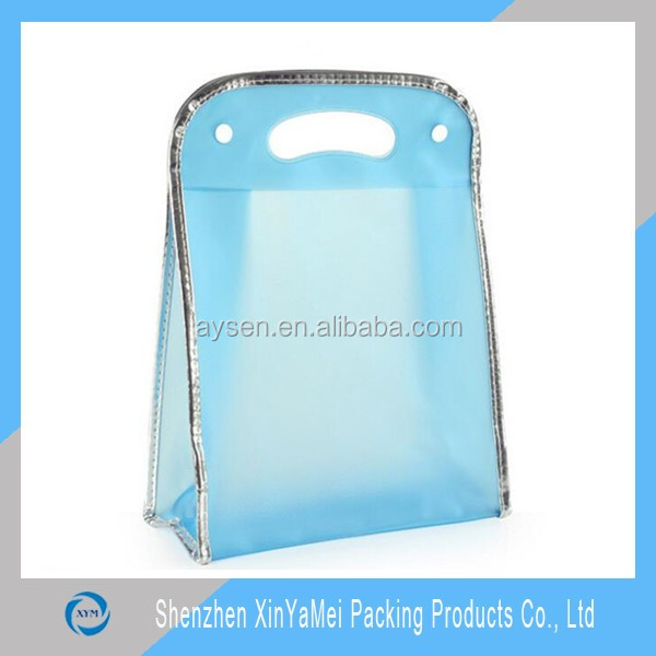 Cosmetic Industrial Use and Accept Custom Order PVC Handle bag
