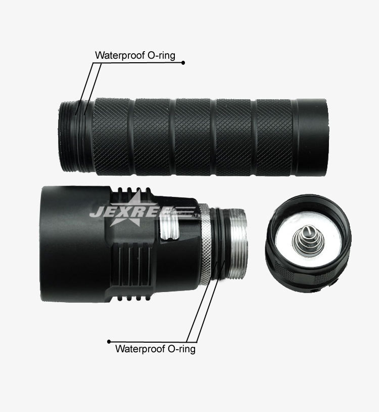 水中jexree100メートル3xcreexm-l23000lm充電式ledダイビング懐中電灯ダイビング用品スキューバダイビングライトをスキューバ問屋・仕入れ・卸・卸売り