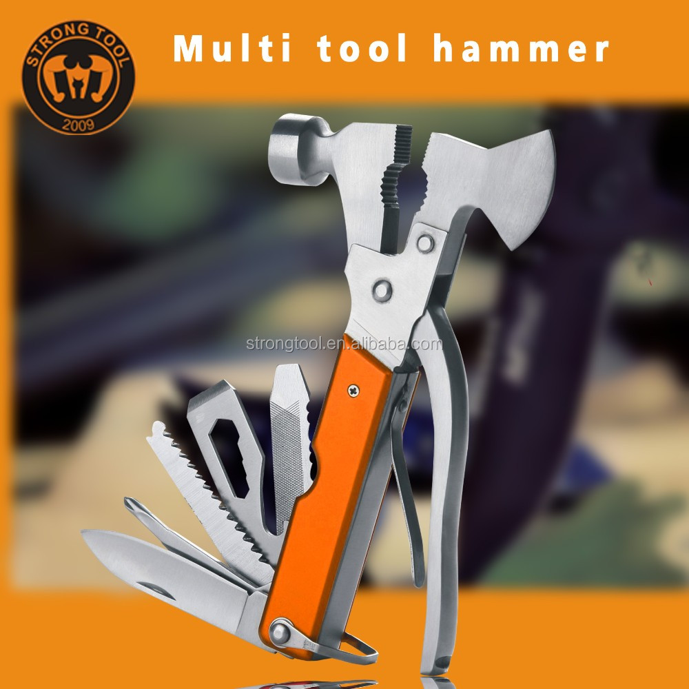 anodized finished handle multi-function pliers hammer