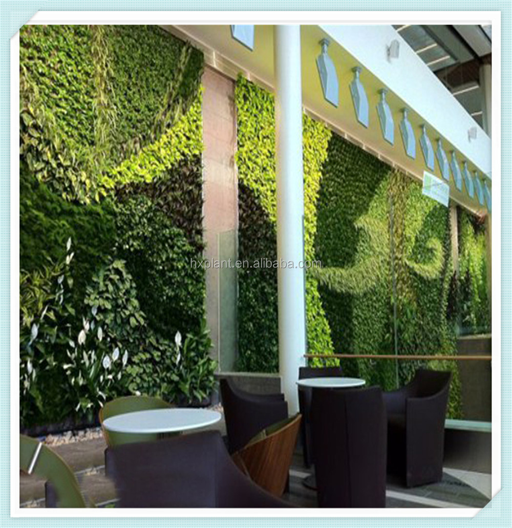 Kunstmatige tuin gras muur, plastic nep groene muur planten ...
