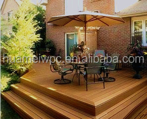 WPC Outdoor Decking Board, Water-resistant, Eco-friendly