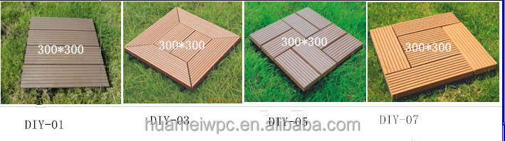 Outdoor WPC Diy Tiles / WPC Diy Decking