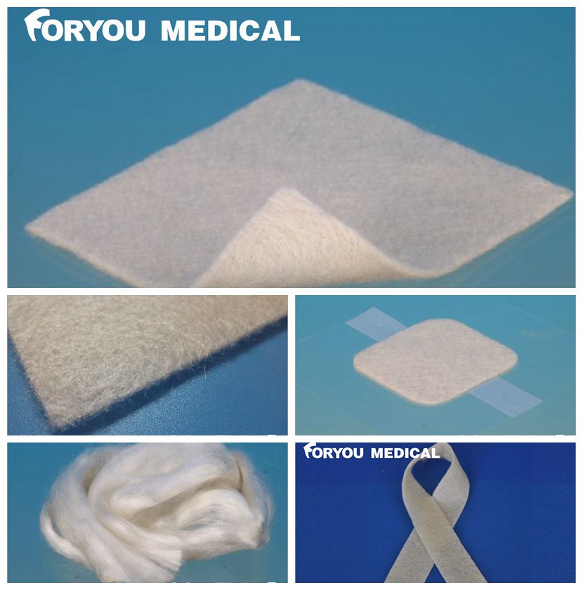 Surgical Premium Infected Wounds Ag Silver Calcium Alginate Dressing