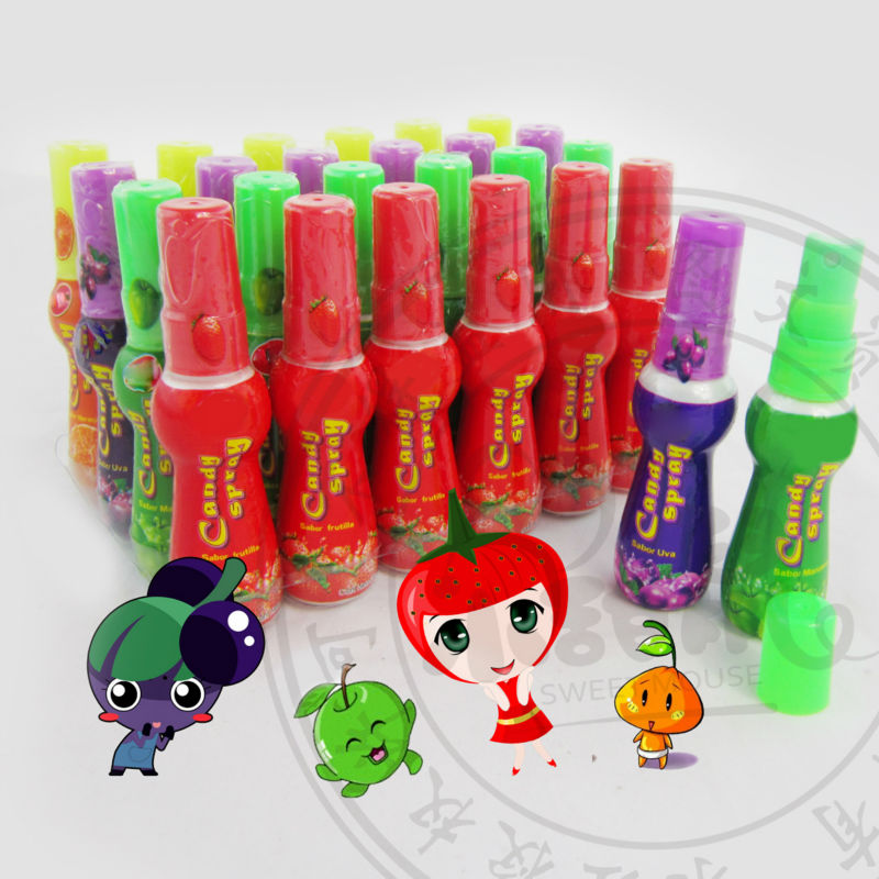 30ml Nice design fruit spray liquid candy,China sweet mouse price