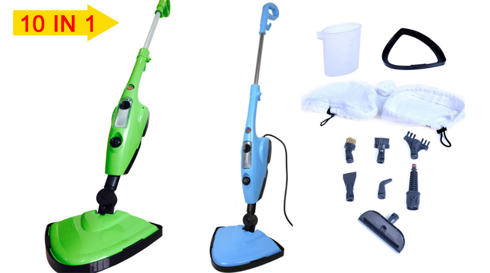 1300w 1500w Multifunction Magic Handheld Cleaning 5 In 1 Steam Mop X5 Steam Cleaner As Seen On