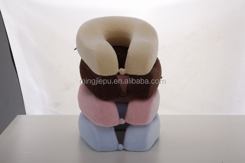 メモリ泡の旅行首u- の形の枕、 100％粘- 弾性メモリーフォーム問屋・仕入れ・卸・卸売り