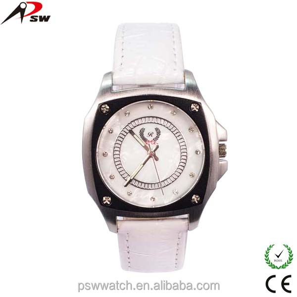 Eco-friendly geneva large face watch charm bracelet watch