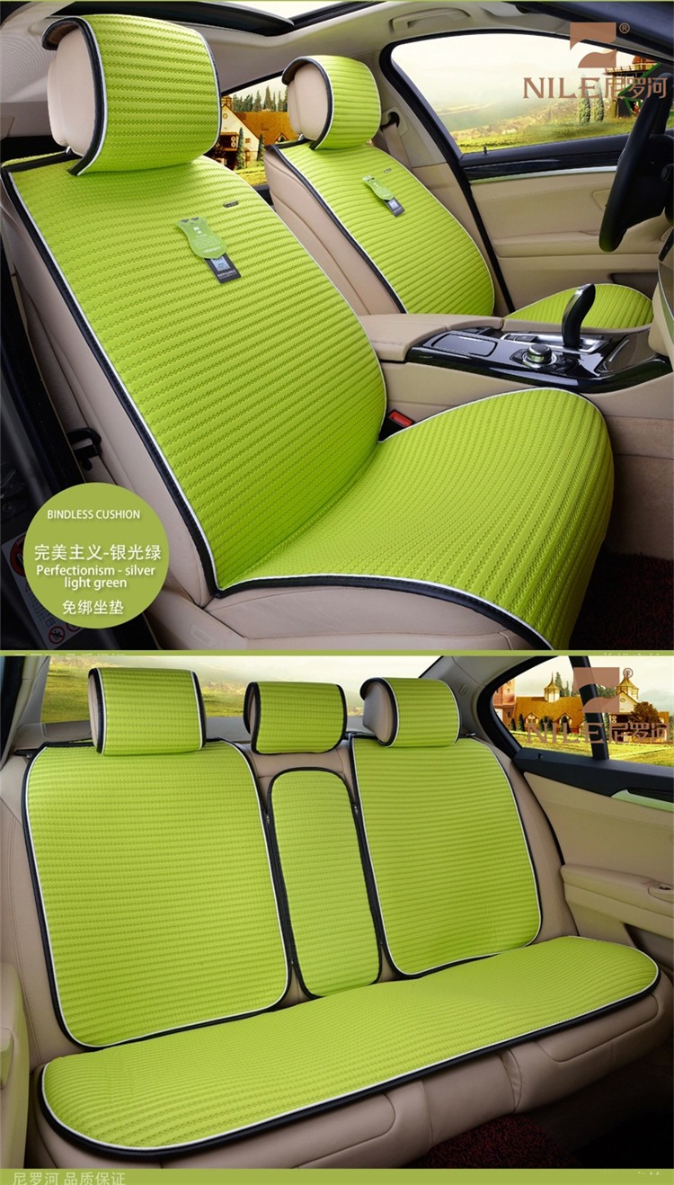 sage green minimalistic car seat cover, topography lines, car accessories -  AliExpress