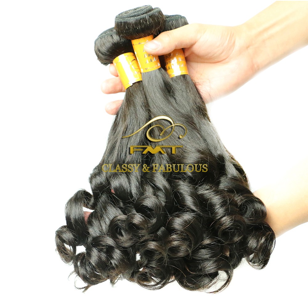 Fmt Crochet Braids Fummi Wave Human Hair Extension Wool Hair