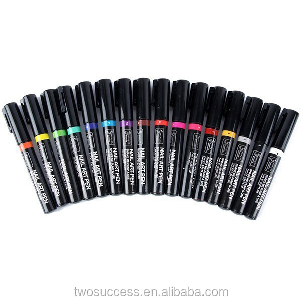New 16 colors Polish Painting Design Tool Nail Art Pen