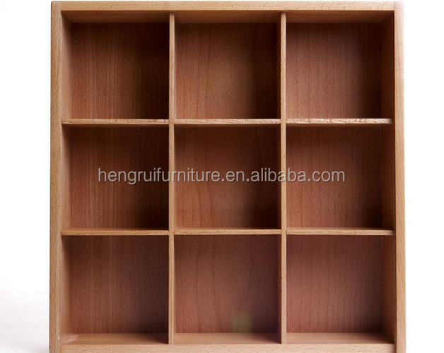 ボックスの壁の本棚のデザイン木製の図書館の本棚仕入れ・メーカー・工場