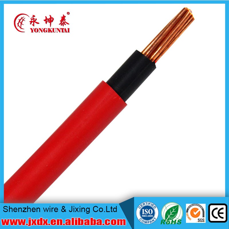 1.5mm 2.5mm Single Core Pvc Coated Copper Electric Cable Wire Price Per