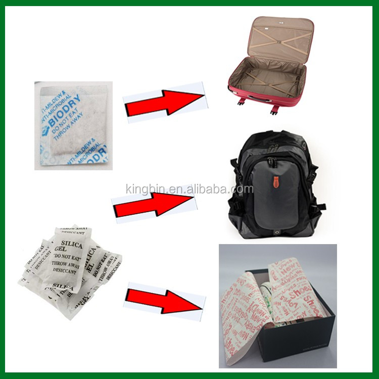 Silica gel packaging non-woven fabric