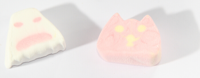 animal shape marshmallow, color mashllow