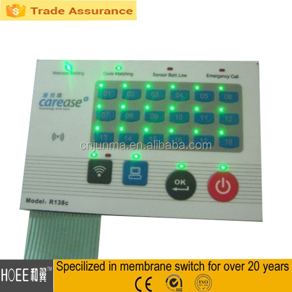 LED membrane switch