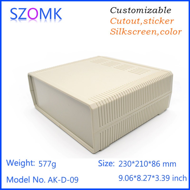 Szomkエレクトロニクスプラスチックプロジェクトケース腹筋エンクロージャーボックス仕入れ・メーカー・工場