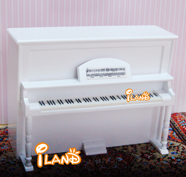 人形の家ミニチュアの楽器ミニピアノhe005hモデルホワイト問屋・仕入れ・卸・卸売り