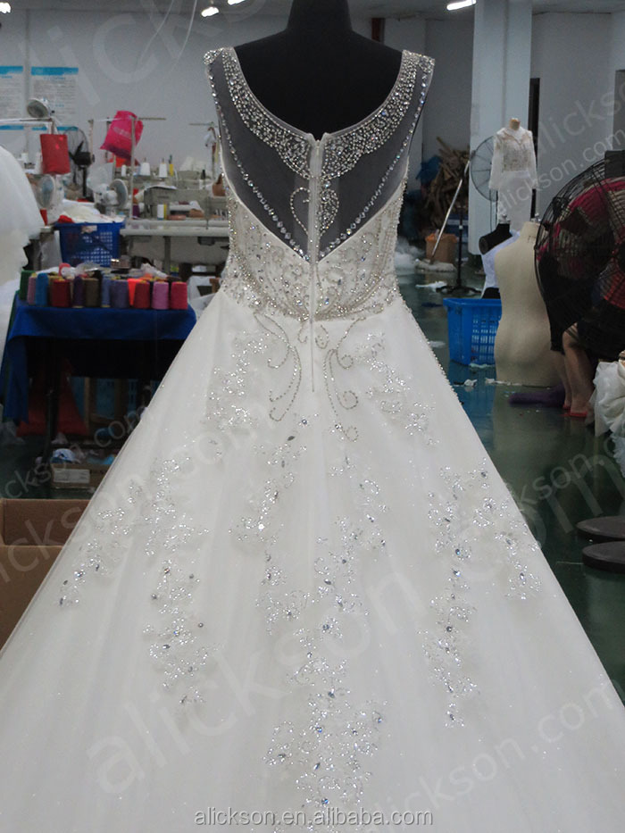 ビーズキャップスリーブライン、 幻想的な西洋スタイルアラビアの花嫁衣装問屋・仕入れ・卸・卸売り