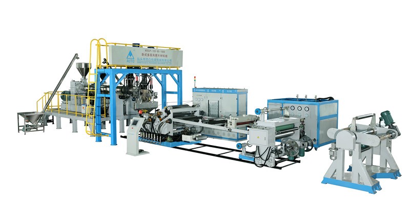 High-Speed Small Automatic Plastic Film Sheet Extrusion Extruder Machine