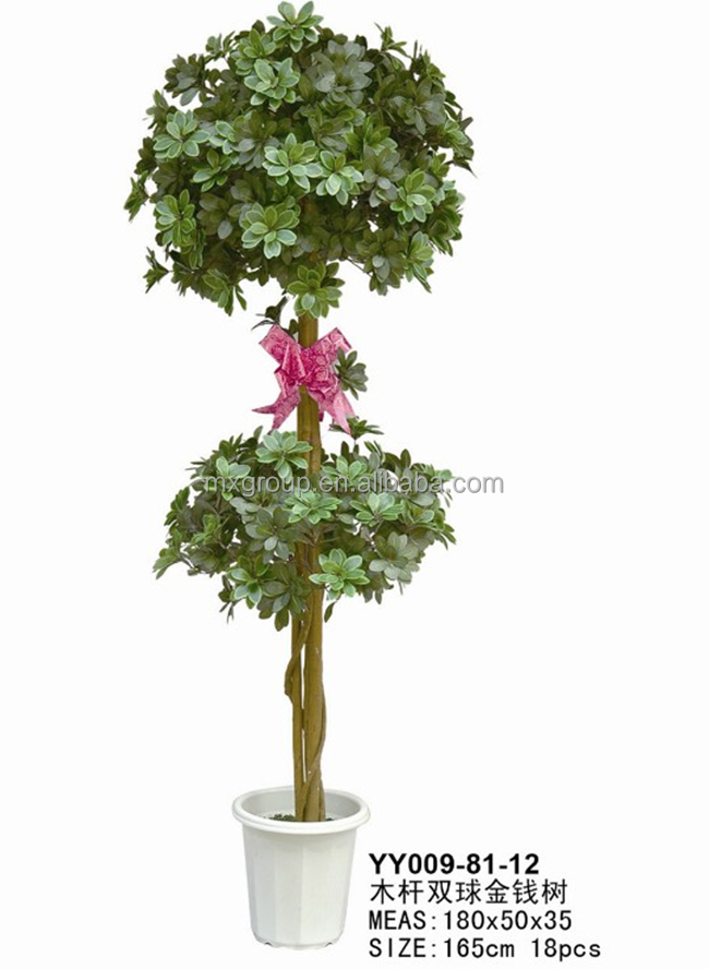 人工的な屋外の花工場高品質人工木人工pe装飾の植木鉢屋外人工樹木問屋・仕入れ・卸・卸売り