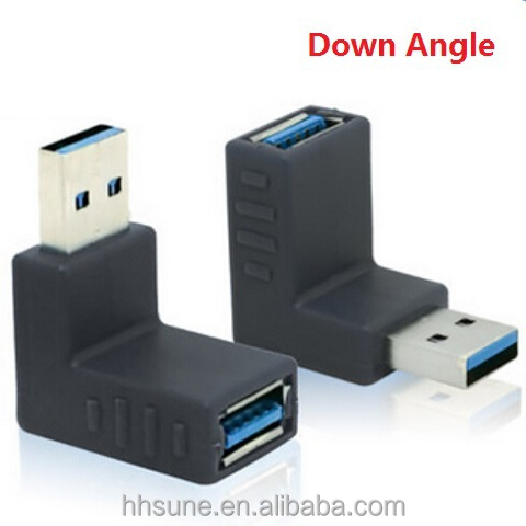 90度オス→メスusb3.0ダウン角度アダプタ仕入れ・メーカー・工場